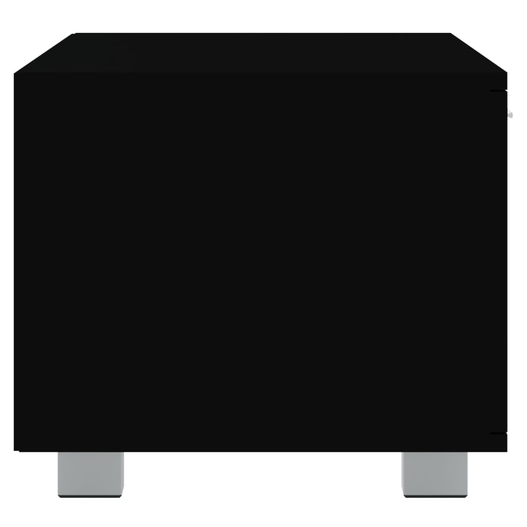 Mobile Porta TV Nero 120x40,5x35 cm in Legno Multistrato | homemem39