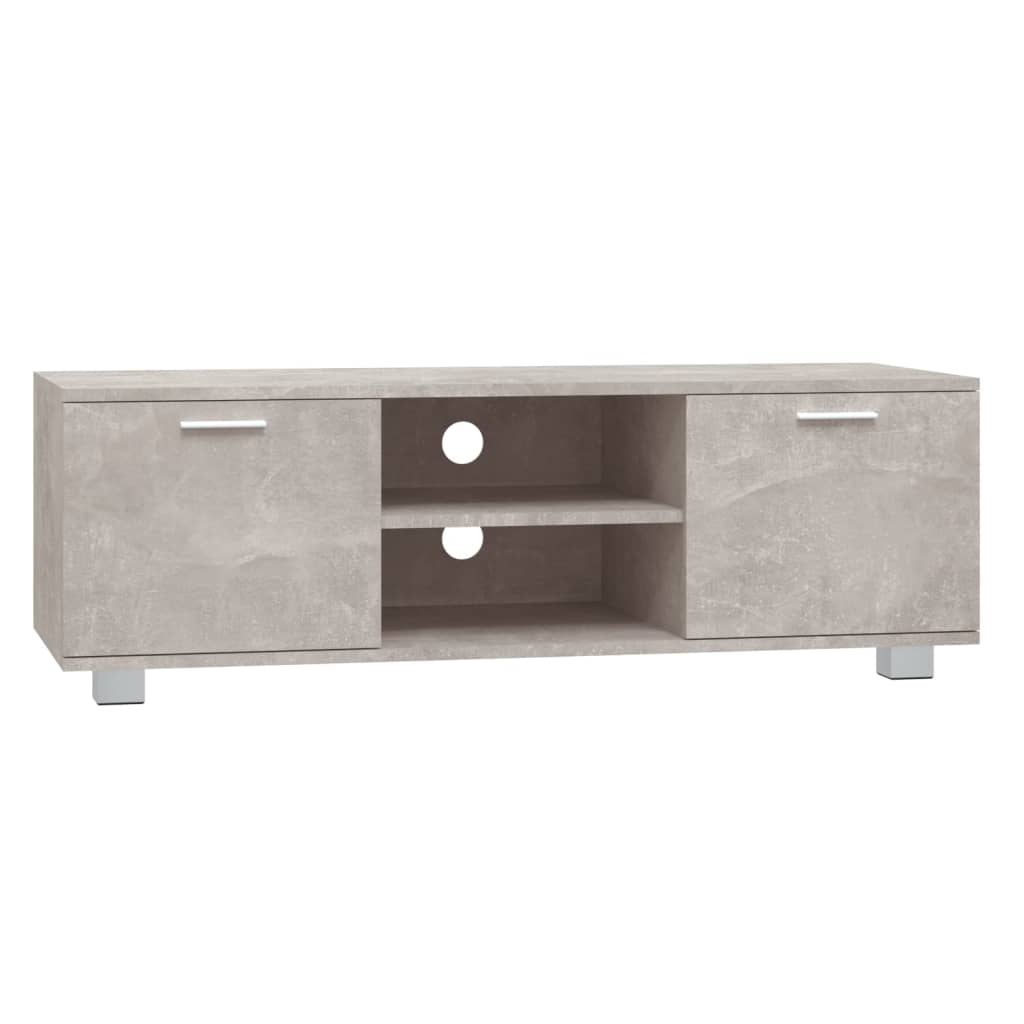 Mobile per TV Grigio Cemento 120x40,5x35 cm Legno Multistrato - homemem39