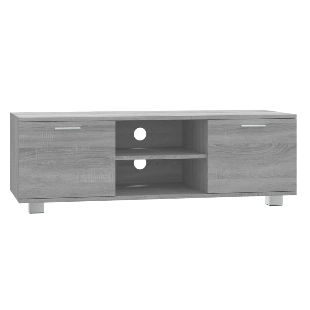 Mobile TV Grigio Sonoma 120x40,5x35 cm in Legno Multistrato - homemem39