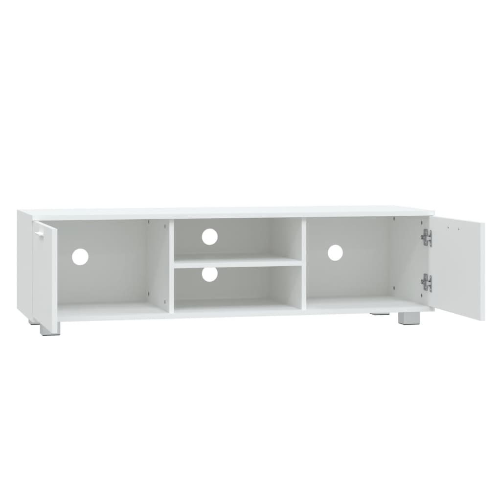 Mobile Porta TV Bianco 140x40,5x35 cm in Legno Multistrato - homemem39