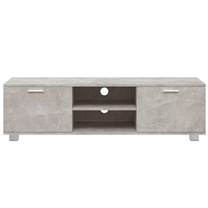 Mobile per TV Grigio Cemento 140x40,5x35 cm Legno Multistrato