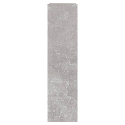 Scarpiera con Specchio a 2 Livelli Grigio cemento 63x17x67 cm - homemem39