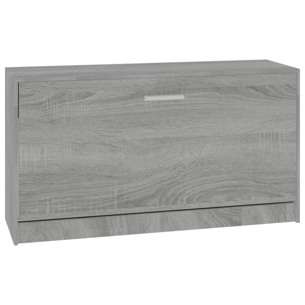 Scarpiera Grigio Sonoma 80x24x45 cm in Legno Multistrato - homemem39