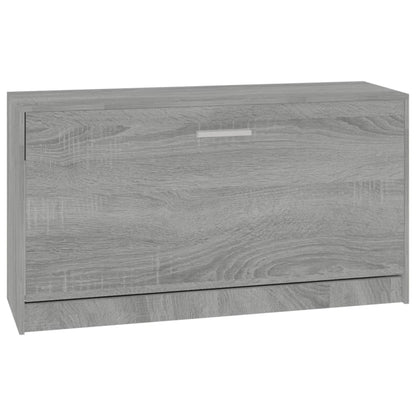 Scarpiera Grigio Sonoma 80x24x45 cm in Legno Multistrato - homemem39