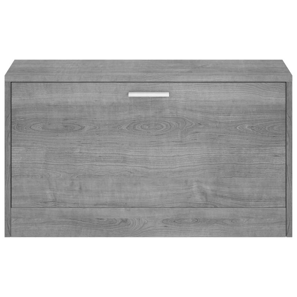 Scarpiera Grigio Sonoma 80x24x45 cm in Legno Multistrato | homemem39