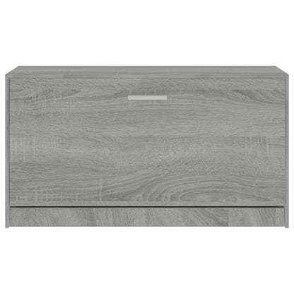Scarpiera Grigio Sonoma 80x24x45 cm in Legno Multistrato - homemem39