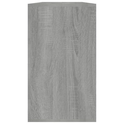 Scarpiera Grigio Sonoma 80x24x45 cm in Legno Multistrato - homemem39