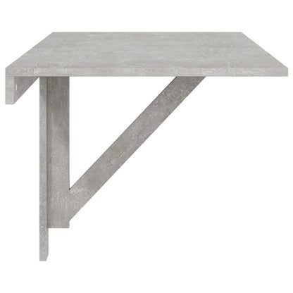 Tavolino Muro Pieghevole Grigio Cemento 100x60x56cm Multistrato | homemem39