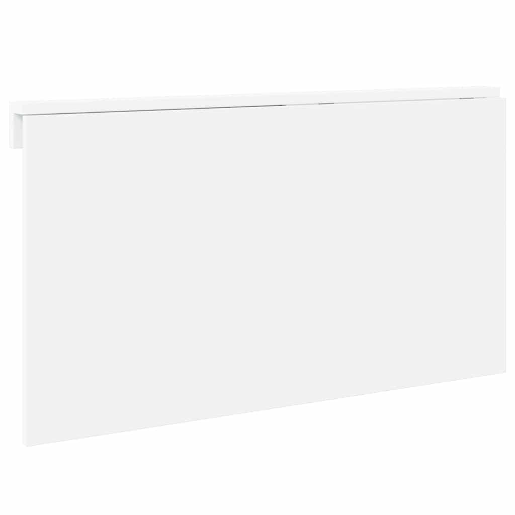 Tavolino Muro Pieghevole Bianco Lucido 100x60x56 cm Multistrato