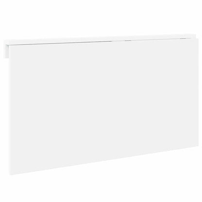 Tavolino Muro Pieghevole Bianco Lucido 100x60x56 cm Multistrato