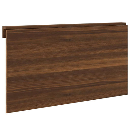 Tavolino Muro Pieghevole Rovere Marrone 100x60x56cm Multistrato - homemem39