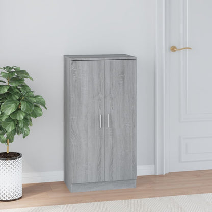 Scarpiera Grigio Sonoma 55x35x108 cm in Legno Multistrato - homemem39