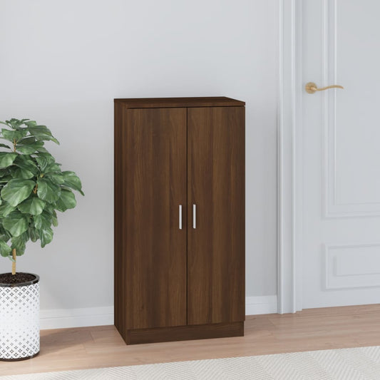 Scarpiera Rovere Marrone 55x35x108 cm in Legno Multistrato - homemem39