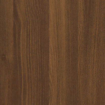 Cassettiera con Ruote rovere marrone in Legno Multistrato | homemem39