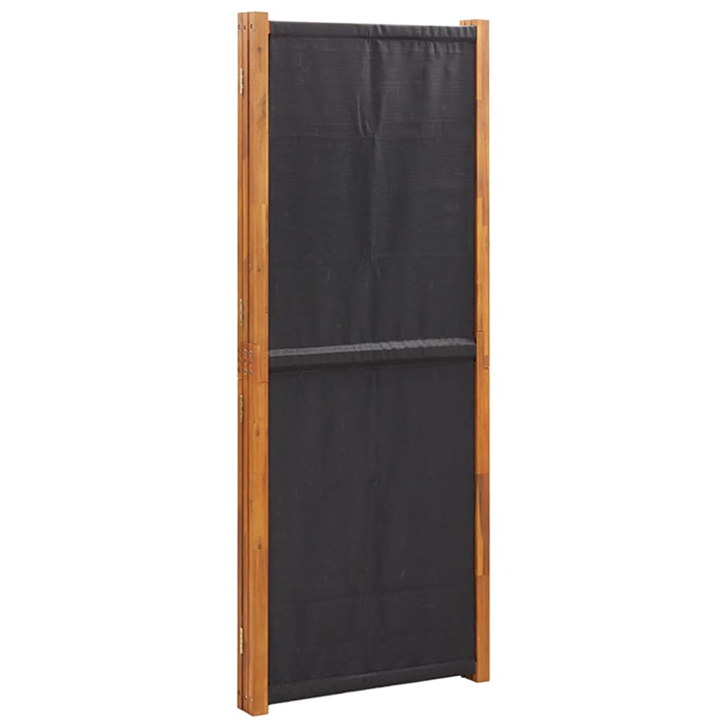 Paravento a 3 Pannelli Nero 210x180 cm | homemem39