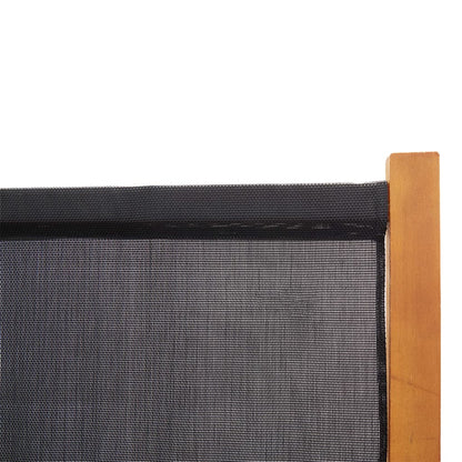 Paravento a 3 Pannelli Nero 210x180 cm - homemem39