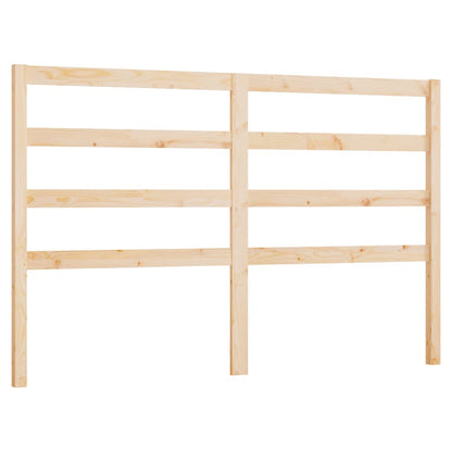 Testiera per Letto 146x4x100 cm in Legno Massello di Pino