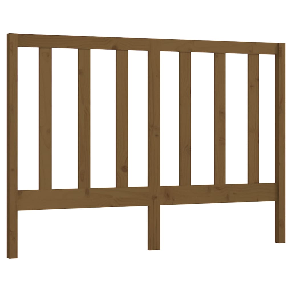 Testiera per Letto ambra 146x4x100 cm in Legno Massello di Pino - homemem39