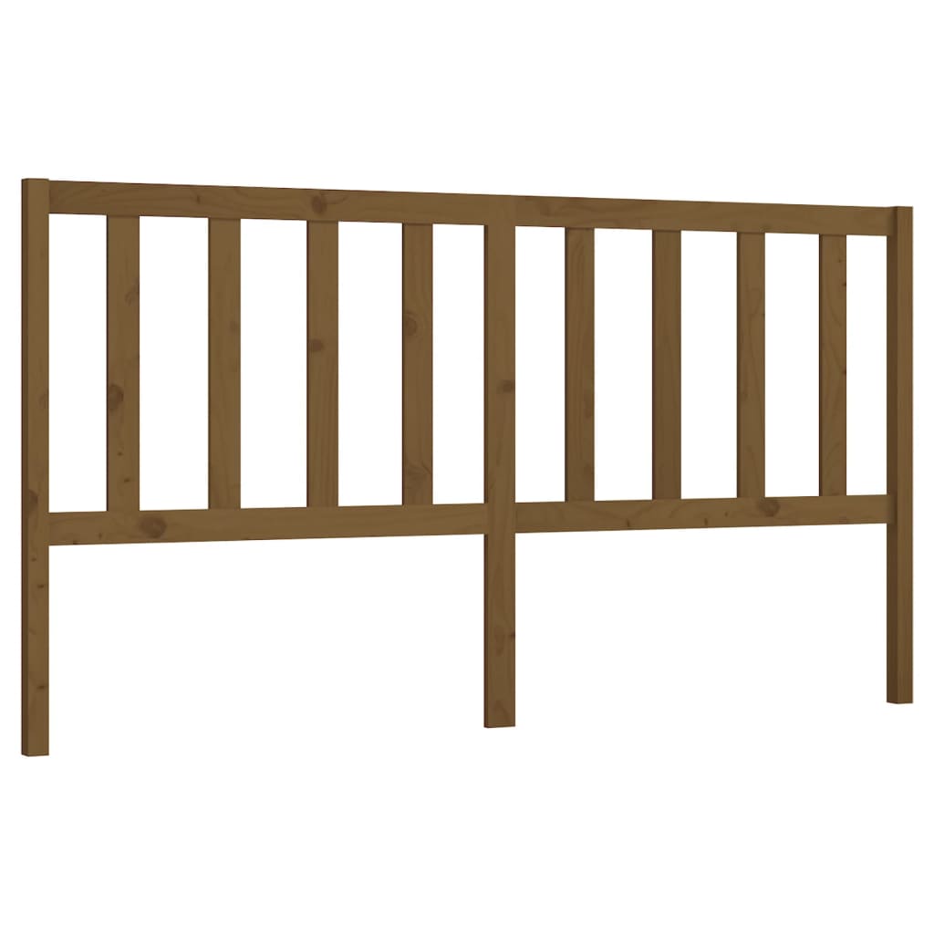 Testiera per Letto Ambra 186x4x100 cm in Legno Massello di Pino | homemem39