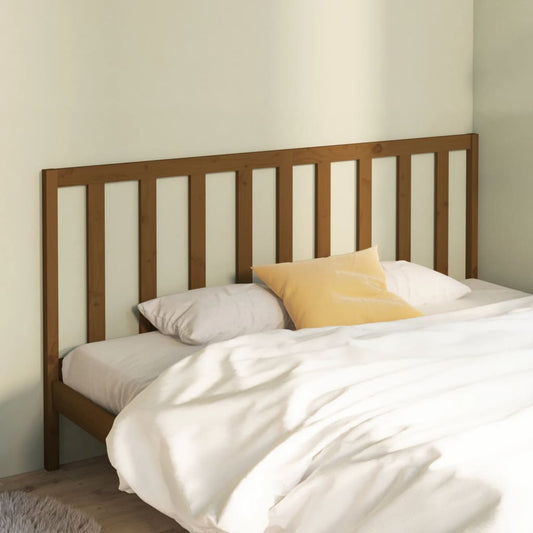 Testiera per Letto Ambra 206x4x100 cm in Legno Massello di Pino - homemem39