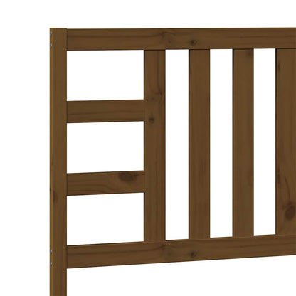 Testiera per Letto Ambra 96x4x100 cm in Legno Massello di Pino