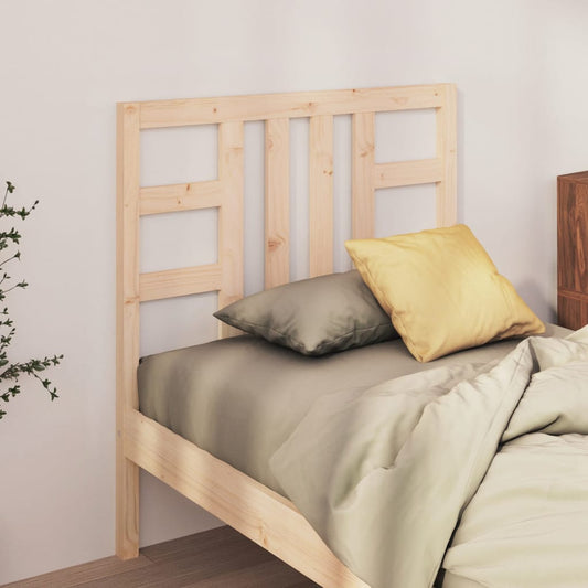 Testiera per Letto 106x4x100 cm in Legno Massello di Pino - homemem39