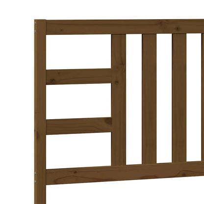 Testiera per Letto Ambra 106x4x100 cm in Legno Massello di Pino