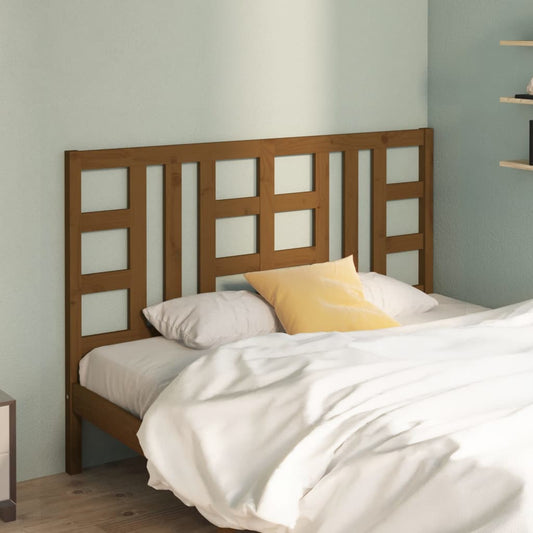 Testiera per Letto Ambra 156x4x100 cm in Legno Massello di Pino - homemem39