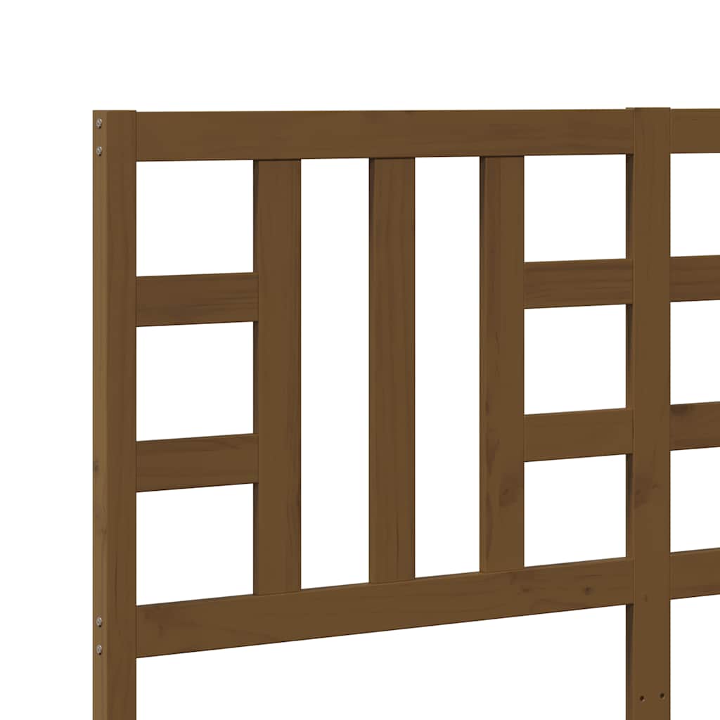 Testiera per Letto Ambra 166x4x100 cm in Legno Massello di Pino