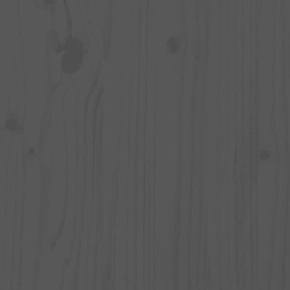 Graues Bettkopfteil 186 x 4 x 100 cm aus massivem Kiefernholz