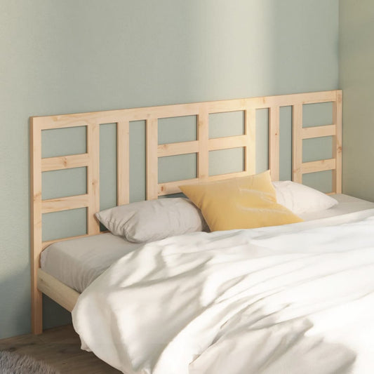 Testiera per Letto 206x4x100 cm in Legno Massello di Pino - homemem39