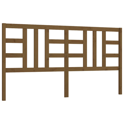 Testiera per Letto Ambra 206x4x100 cm in Legno Massello di Pino - homemem39