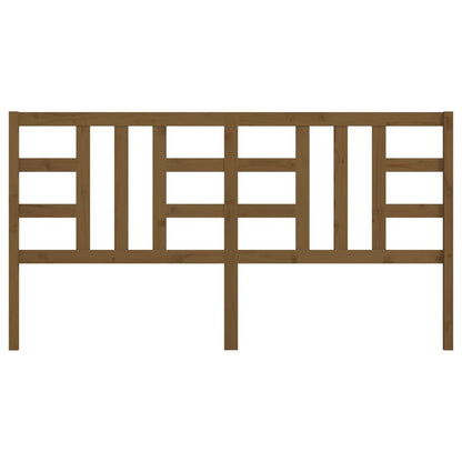 Testiera per Letto Ambra 206x4x100 cm in Legno Massello di Pino