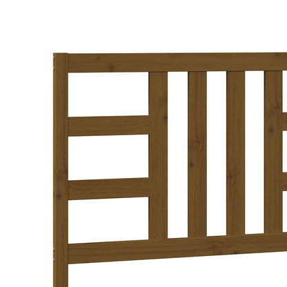 Testiera per Letto Ambra 206x4x100 cm in Legno Massello di Pino