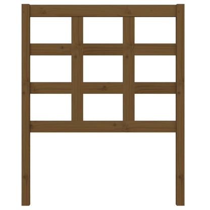 Testiera per Letto ambra 80,5x4x100cm in Legno Massello di Pino | homemem39