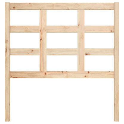 Testiera per Letto 95,5x4x100 cm Legno Massello di Pino - homemem39