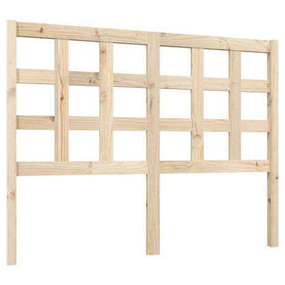 Testiera Letto 125,5x4x100 cm in Legno Massello di Pino - homemem39