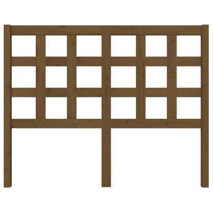 Testiera per Letto ambra 125,5x4x100 cm Legno Massello di Pino - homemem39