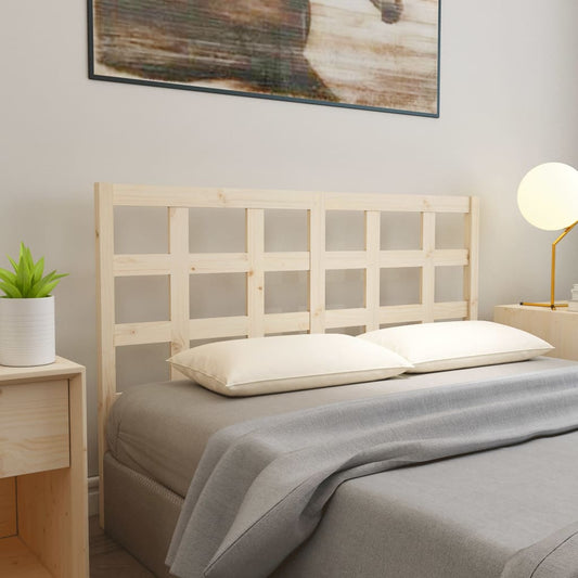 Testiera per Letto 145,5x4x100 cm Legno Massello di Pino - homemem39