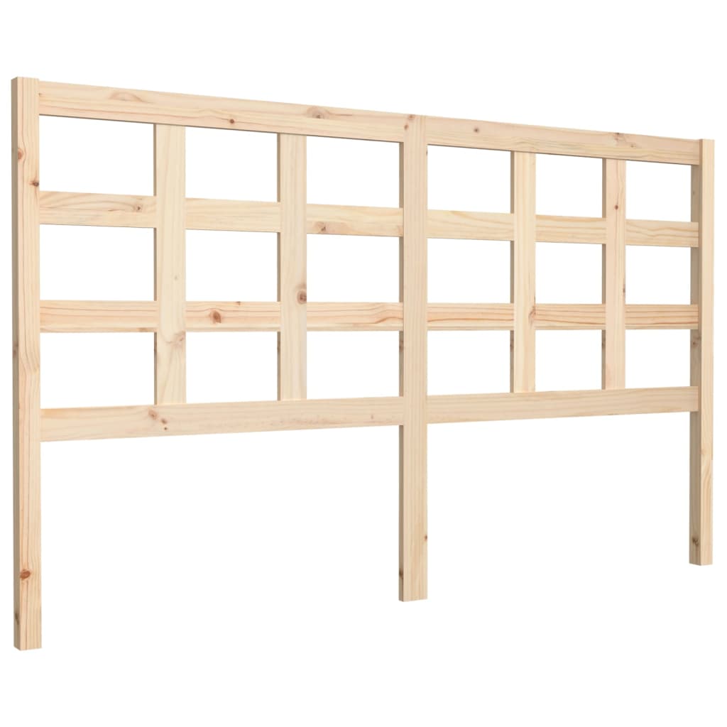 Testiera per Letto 165,5x4x100 cm Legno Massello di Pino - homemem39