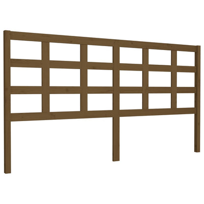 Testiera per Letto ambra 185,5x4x100 cm Legno Massello di Pino - homemem39