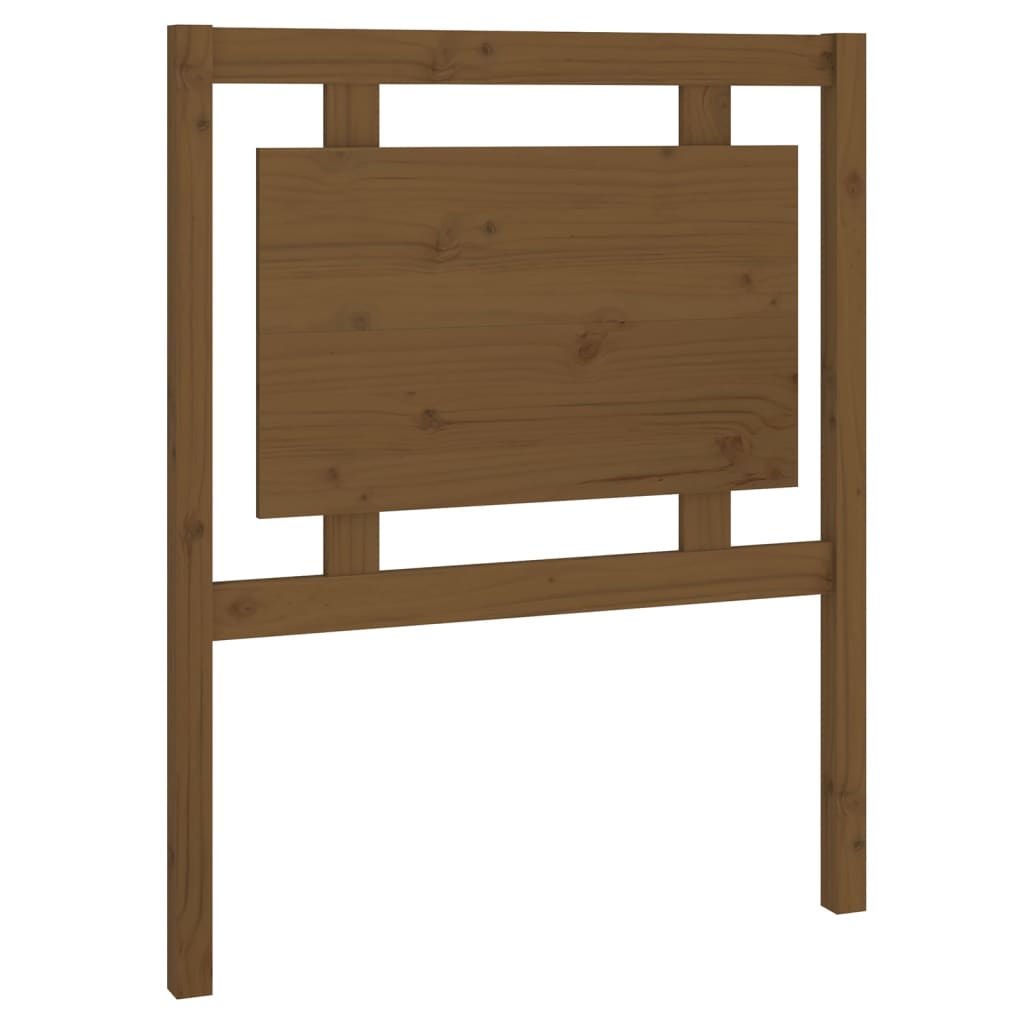 Testiera per Letto ambra 80,5x4x100cm in Legno Massello di Pino | homemem39