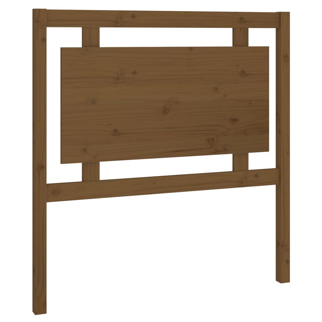 Testiera per Letto ambra 95,5x4x100cm in Legno Massello di Pino