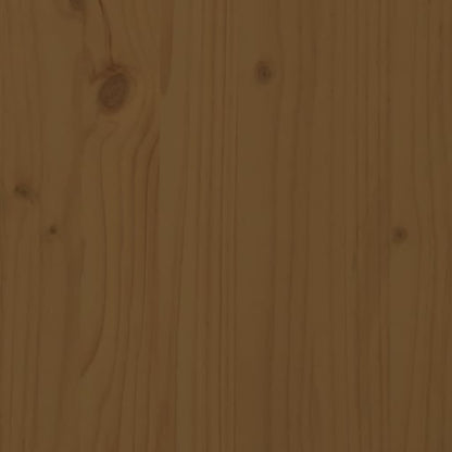 Testiera per Letto ambra 95,5x4x100cm in Legno Massello di Pino