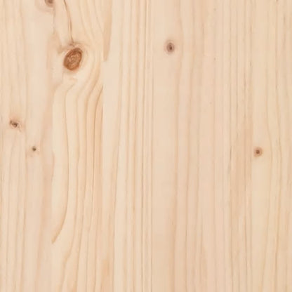 Testiera per Letto 125,5x4x100 cm in Legno Massello di Pino - homemem39