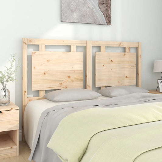 Testiera per Letto 145,5x4x100 cm in Legno Massello di Pino - homemem39