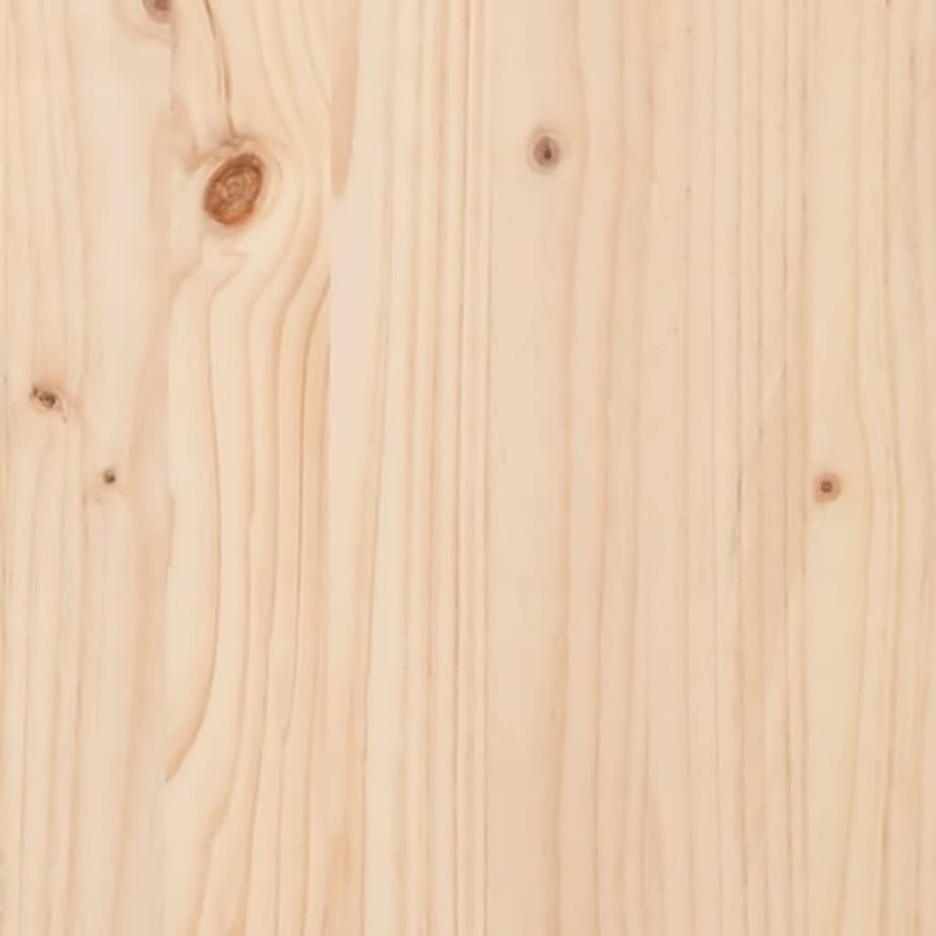 Testiera per Letto 155,5x4x100 cm in Legno Massello di Pino - homemem39