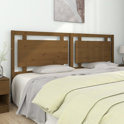 Testiera per Letto ambra 205,5x4x100 cm Legno Massello di Pino