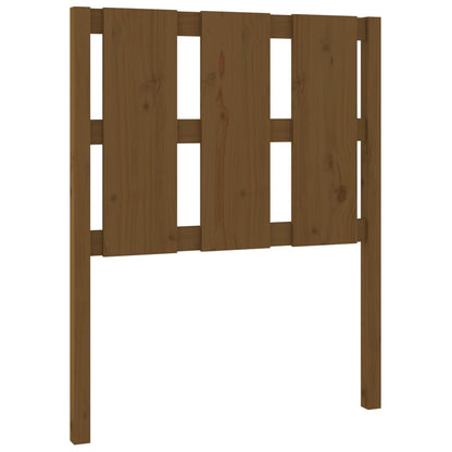 Testiera per Letto ambra 80,5x4x100cm in Legno Massello di Pino - homemem39