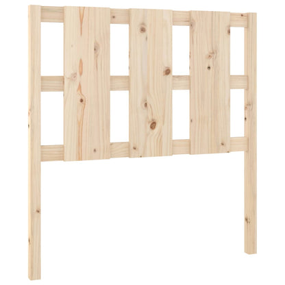 Testiera per Letto 95,5x4x100 cm Legno Massello di Pino - homemem39